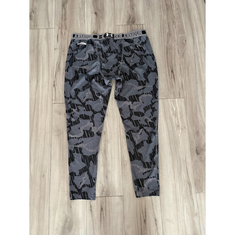 Under Armour Protect This House Compression Pants Mens 2XL Camo HeatGear Running
